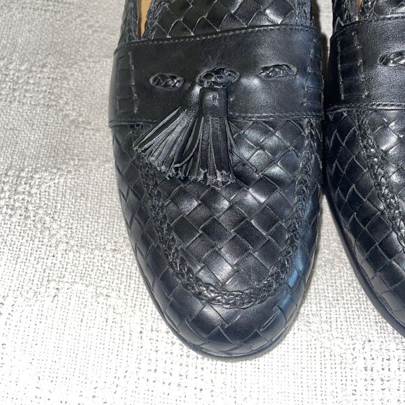 Cole Haan Men’s Dress Loafers Size 11 M Black Leather Weave Business Formal City main image 12